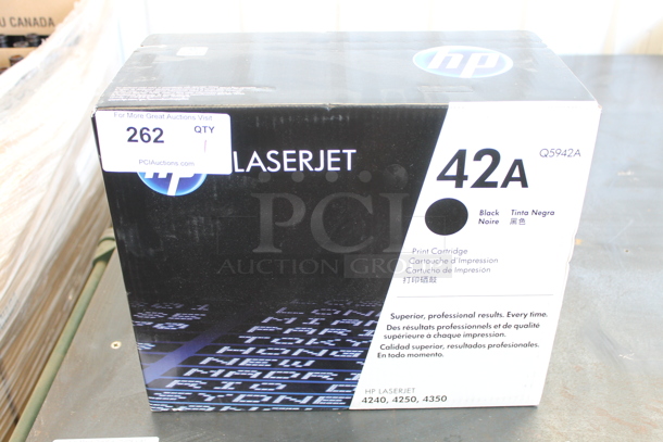 BRANDS NEW IN BOX! HP LaserJet 42A Black Ink Cartridge - Image 1 of 4