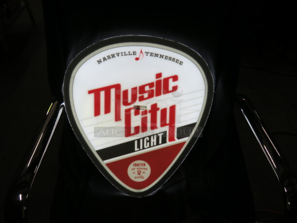 One NEW 16X18 WORKING Music City Light  Electric Light.  - Image 1 of 1