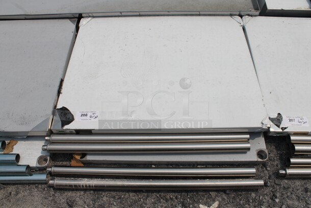 BRAND NEW SCRATCH AND DENT! Regency 600TS3036S Commercial Stainless Steel Disassembled Work Table With Undershelf And Legs. - Image 1 of 5