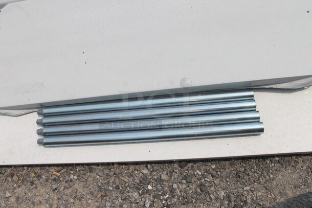 BRAND NEW SCRATCH AND DENT! Regency 600T2460G Commercial Stainless Steel Disassembled Work Table With Undershelf And Legs. - Image 2 of 5