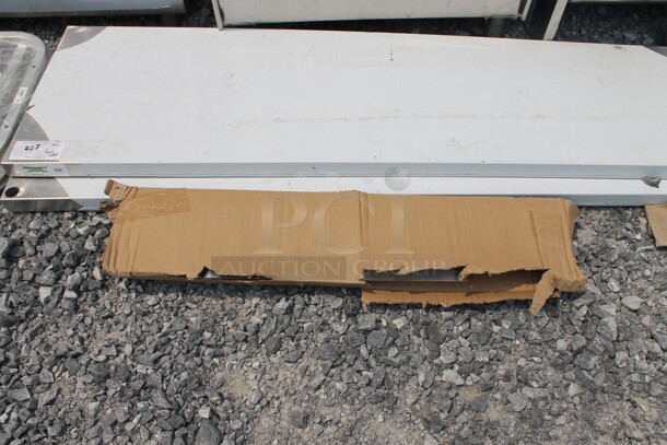 BRAND NEW SCRATCH AND DENT! Regency 600DOS1860 Commercial Stainless Steel Double Deck Overshelf.  - Image 2 of 7