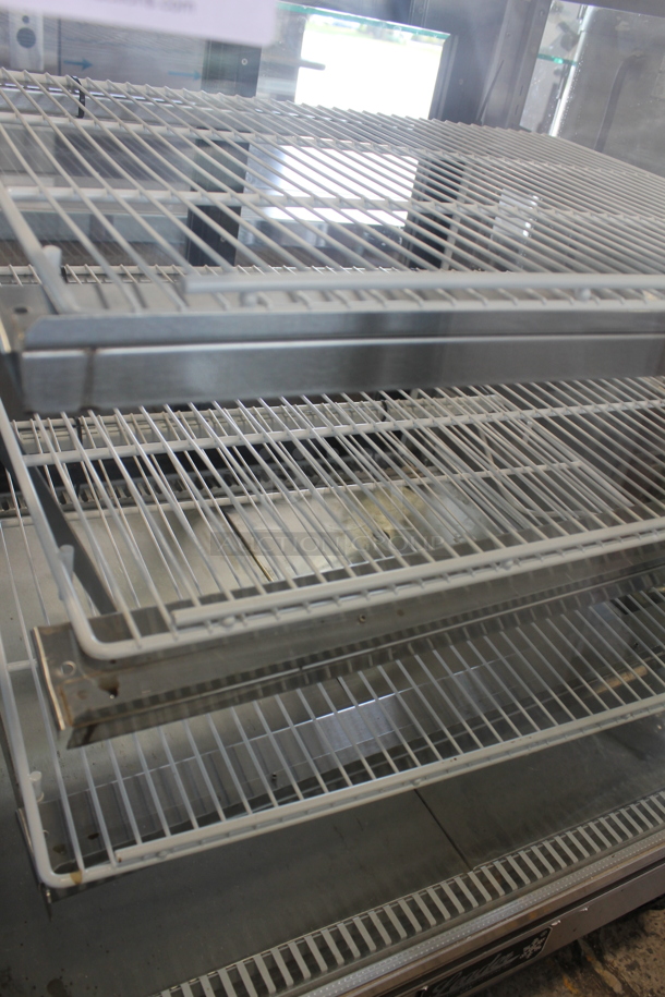 2015 Leader HBK36 S/C Commercial Stainless Steel Refrigerated High Bakery Display Case With Polycoated Racks. 115V, 1 Phase. Tested and Working! - Image 8 of 8