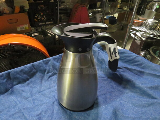 1.5 Liter Bon Jour Stainless Steel Creamer/Coffee Pot.