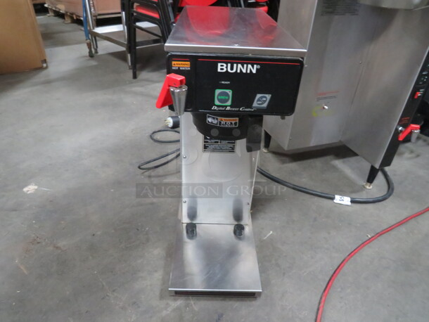 One Bunn Coffee Brewer With Filter Basket. Model# CDBCF-15-APS. 120 Volt. 9X19X24 - Image 1 of 2