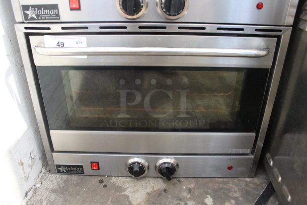 Star Holman CCOH-3NB Stainless Steel Commercial Countertop Electric Powered Convection Oven w/ View Through Door and Metal Oven Racks. 115 Volts, 1 Phase. Tested and Working!
 - Image 1 of 5
