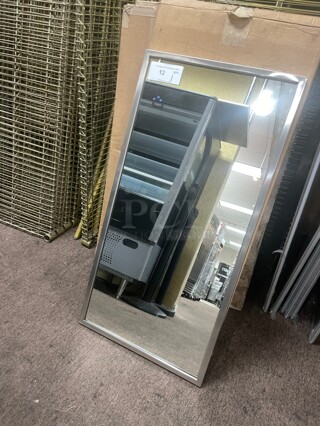 New! Bobrick B-290 1836 24 inch  x 36 inch  Wall-Mounted Mirror with Stainless Steel Welded Frame NSF 