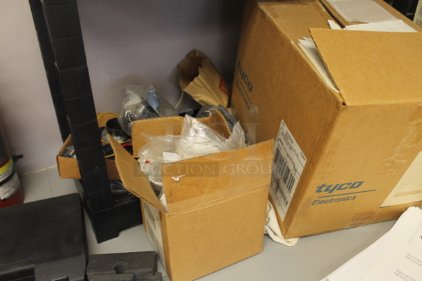 ALL ONE MONEY! ROOM LOT of Various Items Including Tables, Poly Shelving Unit and Chair. BUYER MUST REMOVE. - Image 7 of 10