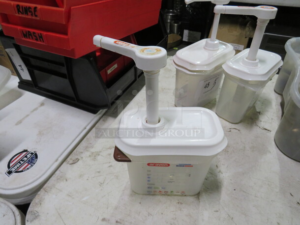 Poly Pump Containers. 3XBID - Image 2 of 2