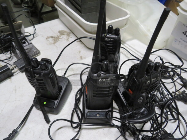 Arcshell Walkie Talkie With Base. 4XBID - Image 1 of 1