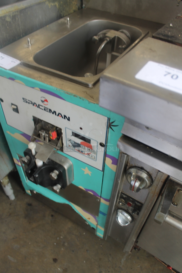 Spaceman 6228A Stainless Steel Commercial Air Cooled Countertop Single Flavor Soft Serve Ice Cream Machine. 220 Volts. - Image 3 of 5