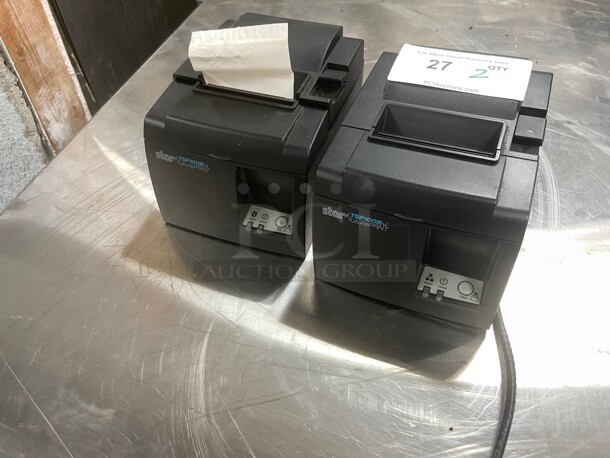 Working! Star Micronics® TSP100III TSP143IIIW GRY US Direct Thermal Receipt Printer, USB/Wireless LAN, Gray - Image 1 of 7