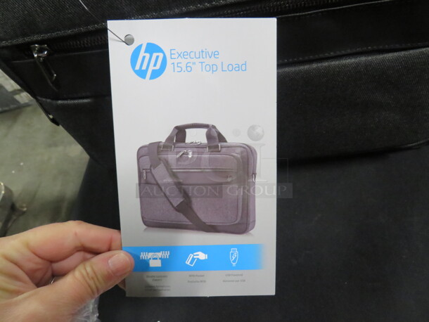 NEW HP Computer Executive Top Load Carry Bag, With Shoulder Strap. Holds Up To A 15.6 Inch Laptop. 4XBID - Image 2 of 2