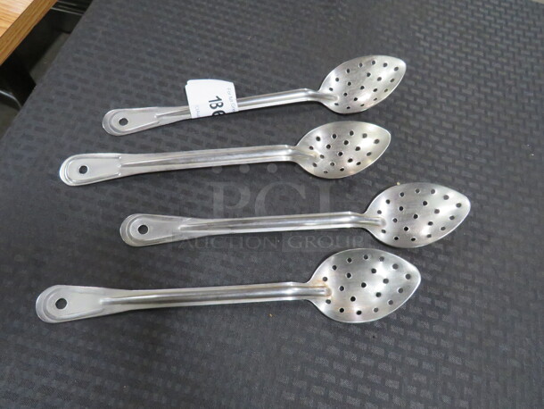 Stainless Steel Perforated Spoon. 4XBID - Image 1 of 1