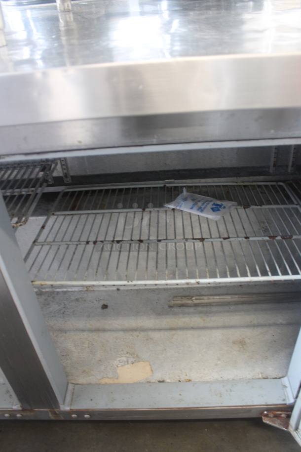 Continental SW72 Stainless Steel Commercial 3 Door Undercounter Cooler on Commercial Casters. 115 Volts, 1 Phase. Tested and Powers On But Does Not Get Cold - Image 5 of 8