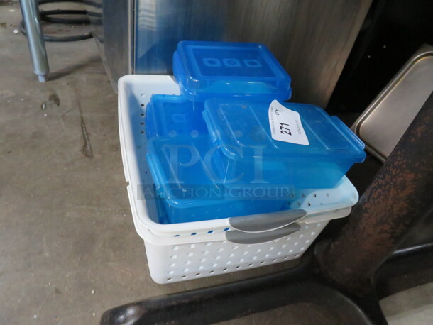 One Lot Of Containers/Lids. - Image 1 of 1