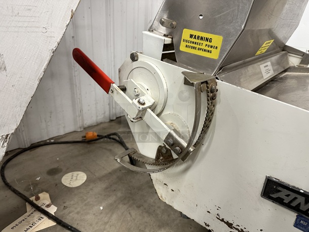 Anets Metal Commercial Countertop Dough Sheeter. Appears To Be Model SDR-4. Tested and Working! - Image 6 of 10