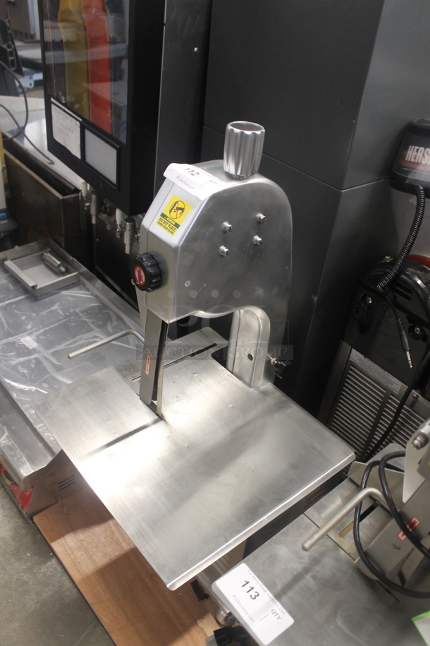 BRAND NEW! Backyard Pro MS-105175 554BSSW65AL Stainless Steel Commercial Countertop Meat Saw. 120 Volts, 1 Phase. Tested and Working! - Image 4 of 9