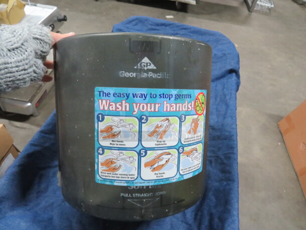 One Georgia Pacific Paper Towel DIspenser. - Image 1 of 1