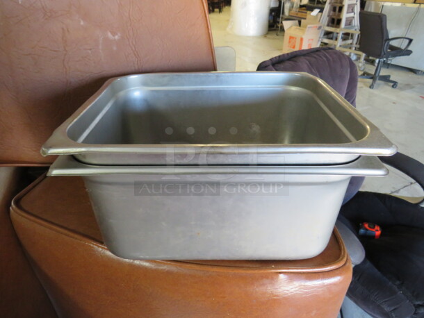 Half Size 6 Inch Deep Hotel Pan. 2XBID - Image 1 of 1
