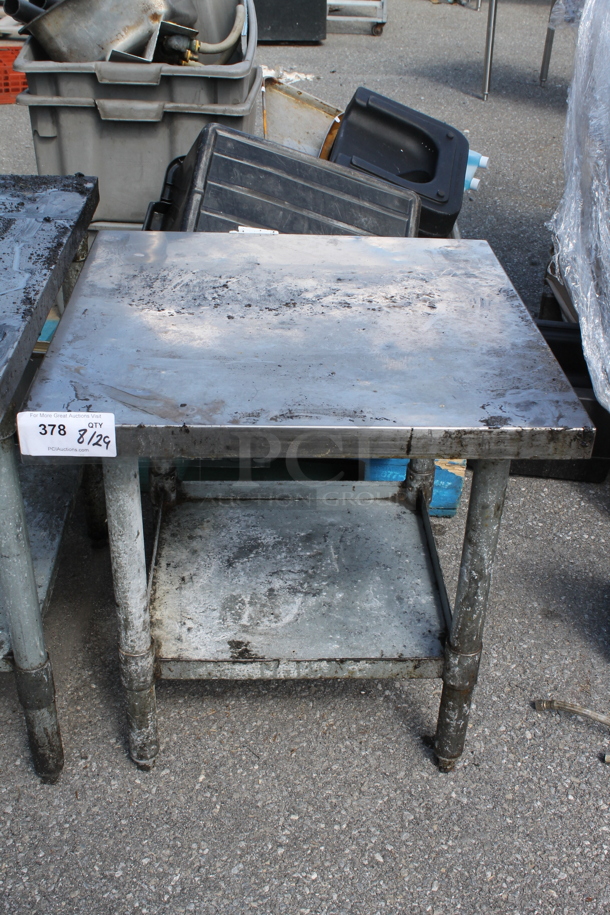 Stainless Steel Commercial Equipment Standw/ Metal Under Shelf. - Image 1 of 3