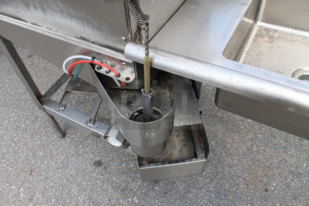 American Dish Service ADS AF-3D-S Stainless Steel Commercial Straight Pass Through Dishwasher w/ Left Side Clean Side Dishwasher Table and Right Side Dirty Side Dishwasher Table. 120 Volts, 1 Phase. - Image 10 of 11