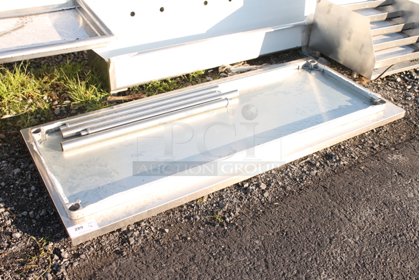 BRAND NEW SCRATCH AND DENT! Stainless Steel Tabletop, Under Shelf and 4 Legs - Image 2 of 2
