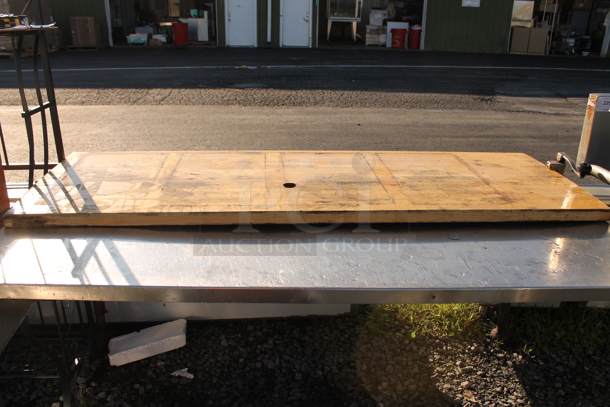 Butcher Block Tabletop. - Image 2 of 4