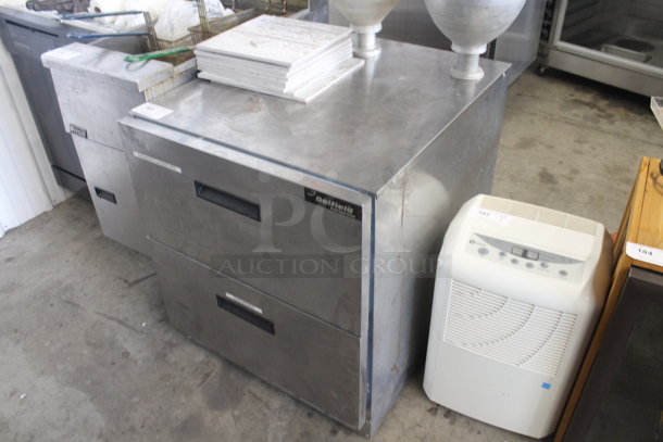 Delfield UCD4472N-STAR1 Stainless Steel Commercial 2 Drawer Undercounter Cooler. 115 Volts, 1 Phase. Tested and Working! - Image 2 of 8