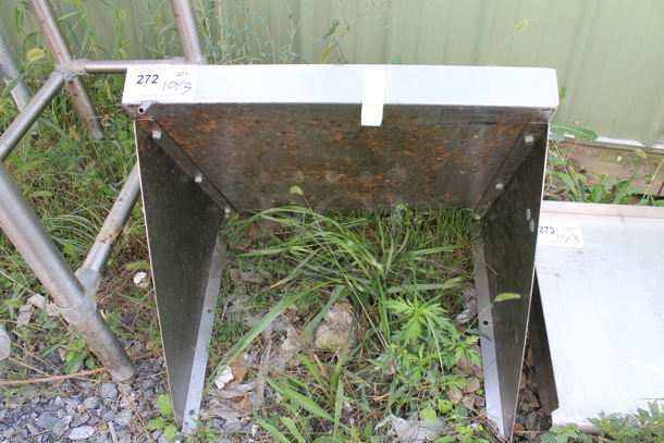 Stainless Steel Commercial Wall Mount Shelf. - Image 2 of 2