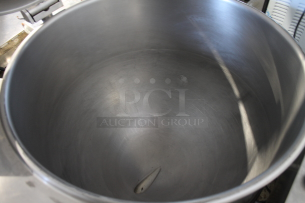 Cleveland Stainless Steel Commercial Floor Style 60 Gallon Manual Tilting Steam Kettle. - Image 4 of 4