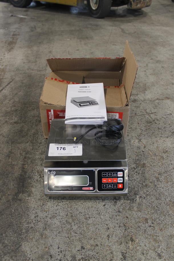 BRAND NEW SCRATCH AND DENT! Torrey L-EQ 10/20 Stainless Steel Commercial Countertop Food Portioning Scale. Tested and Working!
