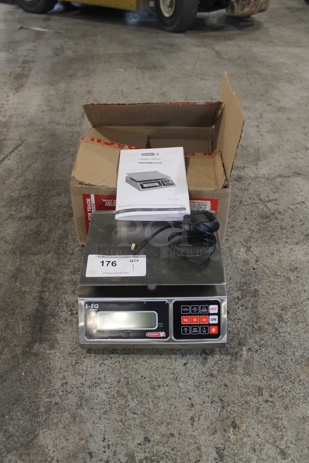 BRAND NEW SCRATCH AND DENT! Torrey L-EQ 10/20 Stainless Steel Commercial Countertop Food Portioning Scale. Tested and Working! - Image 1 of 10