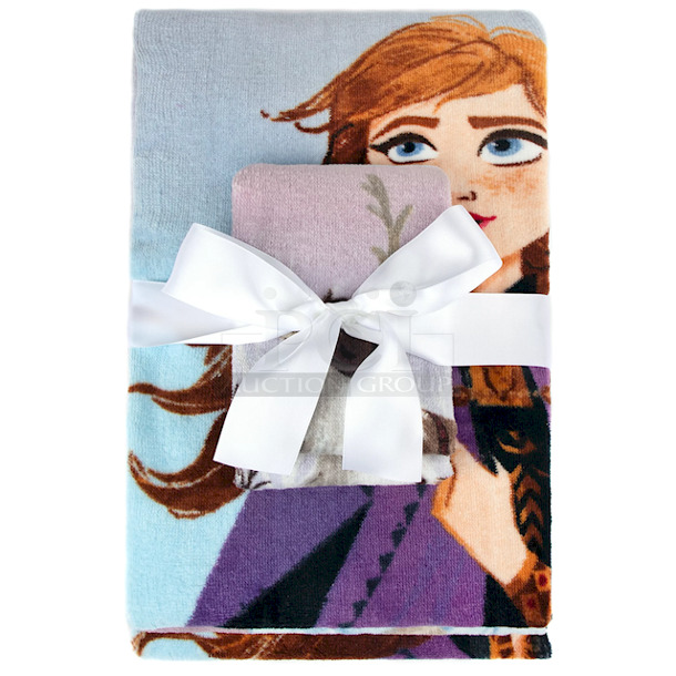 Frozen Bath Towel/Buddy Set & Bath & Shower/Bath & Scrubber Set 20+ Boxes In Total, Various Characters. 20x Your Bid.  - Image 2 of 11