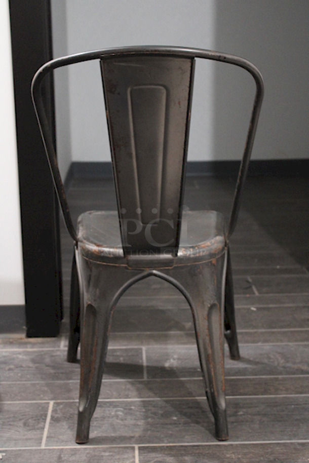 FDW Restaurant Dining Chairs, Indoor/Outdoor, Metal, 18 Inch Seat Height. 4x Your Bid - Image 3 of 6