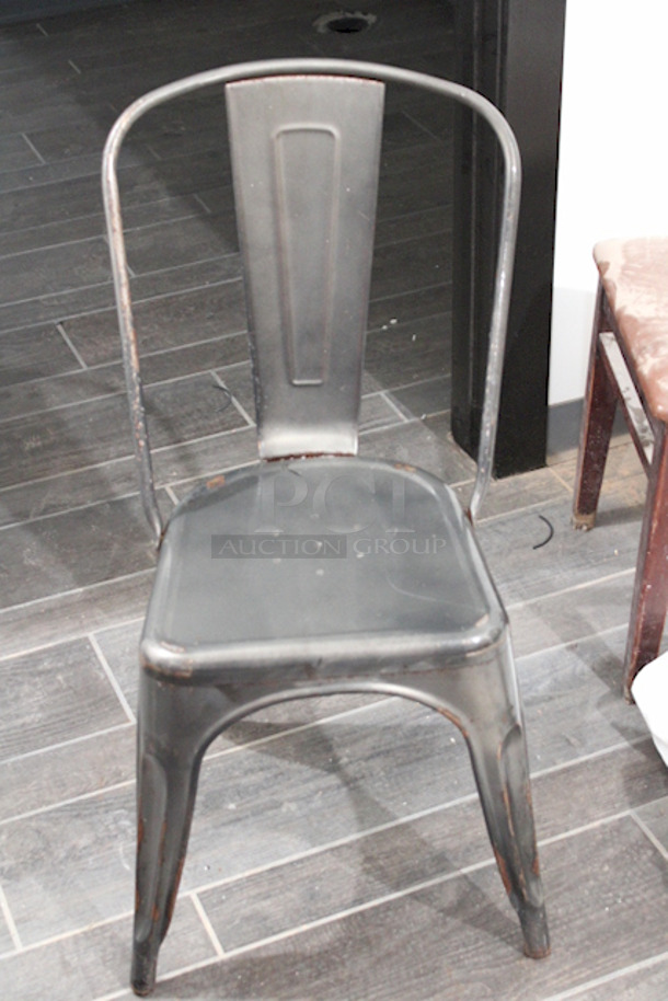 FDW Restaurant Dining Chairs, Indoor/Outdoor, Metal, 18 Inch Seat Height. 4x Your Bid - Image 4 of 8