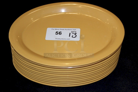 AMAZING! G.E.T. OP-135-TY Melamine Serving Platter - 13 1/2" x 10 1/4", Yellow.
12x Your Bid
