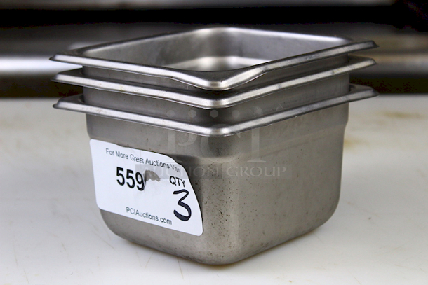 1/6 Pans x 4". 3x Your Bid - Image 6 of 6