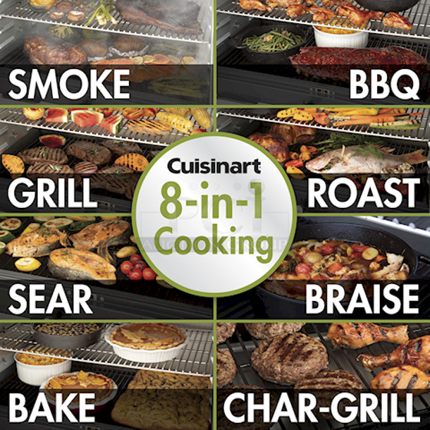 NEW IN THE BOX! Cuisinart Clermont Pellet & Grill Smoker. 
64.17 x 30.67 x 58.86 Inches - Image 3 of 9