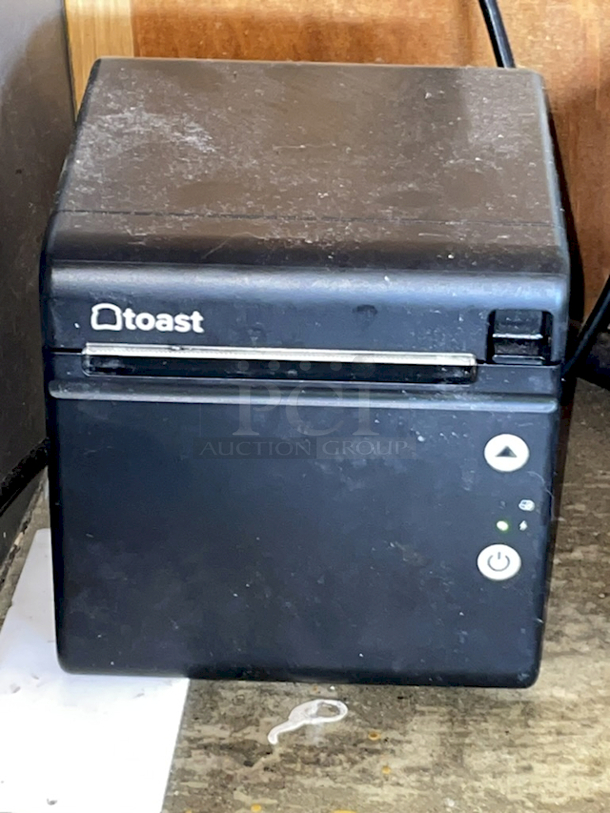 GREAT VALUE!! Toast Point Of Sales System With: Flat Screen Monitor & Card Reader, Toast Ticket Printer, Locking Cash Box W/ Key. 3x Your Bid - Image 3 of 5