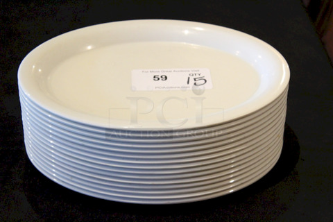 Carlisle Durus N40380 Melamine Oval Platter Tray 13.5 x 10.5 - White Color
15x Your Bid
