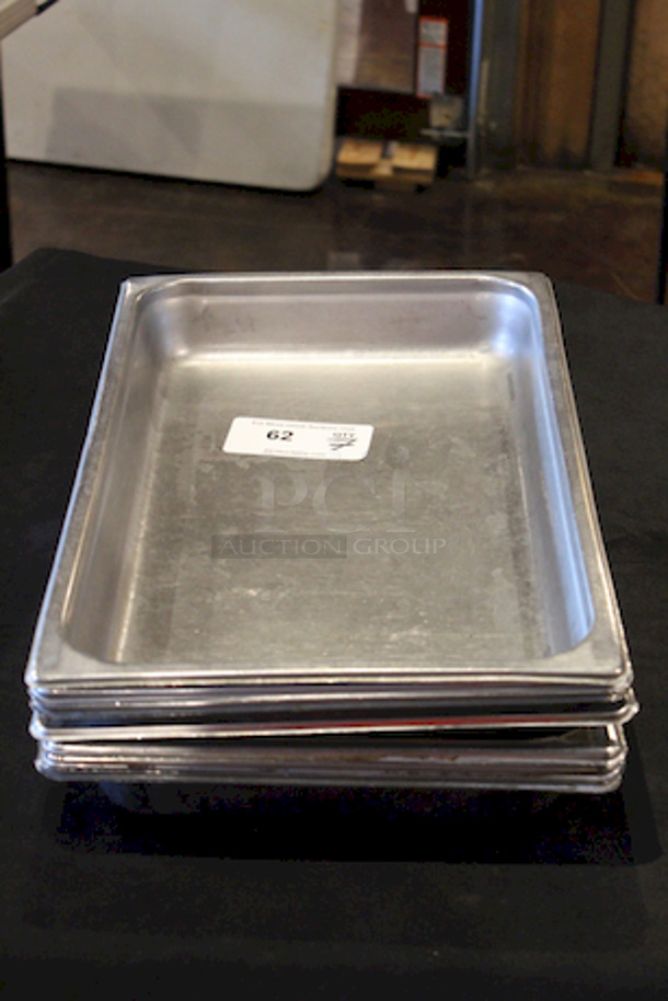 LIKE NEW! 2-1/2” Deep Stainless Steel Full Size Steam Pans. 21x12-1/2X2-1/2 7x Your Bid - Image 2 of 3