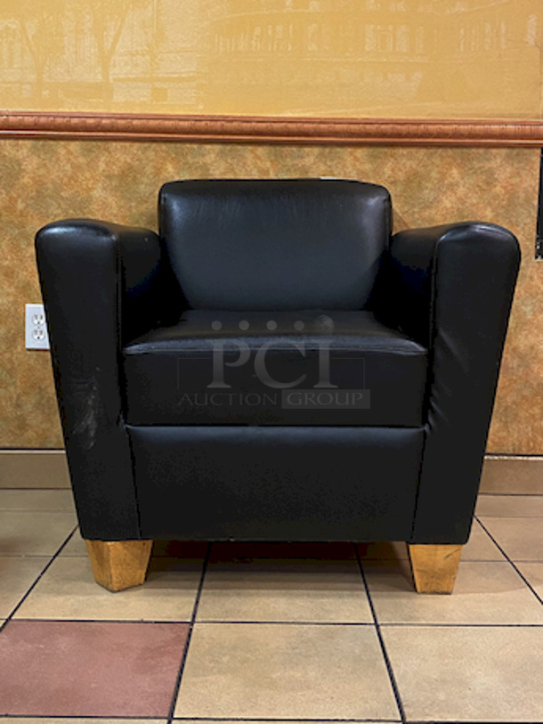 SUPER COMFY! Plymold Upholstered and Padded Coffee Table Seating. 
35x28x31 - Image 2 of 5