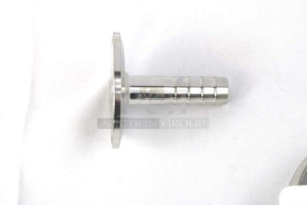 NEW-NEVER USED Dernord 1.5" Tri Clamp To 1/2" Barbed Hose  Adapter - Sanitary Hose Barb Pipe Fitting. 3x Your Bid - Image 3 of 4