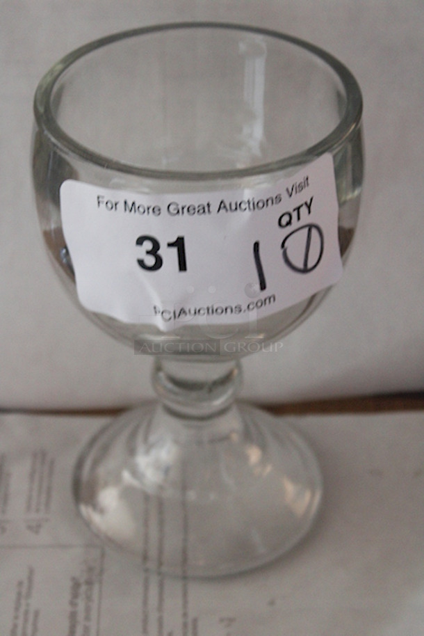 LIKE NEW! Schooner Glasses, Perfect For: Seafood Cocktail, Beer, Margaritas, Michelada, Fish Bowl, Variable Use Glass, Very Thick Glass. 10x Your Bid - Image 2 of 5