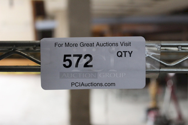 NICE! 4 Shelf 18x48 Metro Rack On Commercial Casters. 18x48x80 - Image 2 of 5