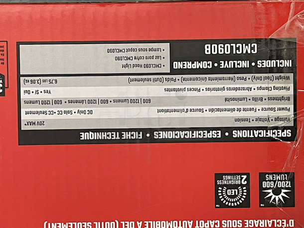 All New, All Craftsman – [1] CRAFTSMAN 2000 Series 37-in W x 24.5-in H 4-Drawer Steel Tool Chest (Red), [1] CMCL090B V20 Lithium-Ion LED Automotive Hood Light, [1] CRAFTSMAN V20 Brushless 2-Piece 20-Volt Max Cordless Power Equipment Combo Kit – 13” Weed Wacker, String Trimmer & Blower Combo Kit (With Battery & Charger), [3] Craftsman CMCK279D1 V20 Brushless Lithium-Ion 10” Cordless Weedwhacker, String Trimmer and, Blower Combo Kit (With Battery & Charger). 6x Your Bid - Image 4 of 12