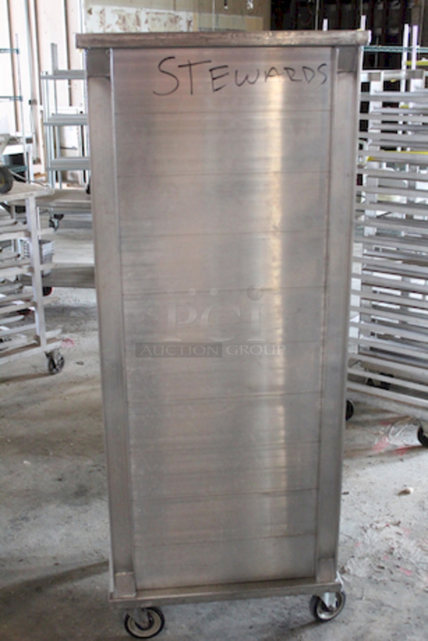 SPLENDIND! Heavy Duty Roll-In Sheet Pan/Bun Pan Rack 27-1/2x21-1/2x69 - Image 5 of 5