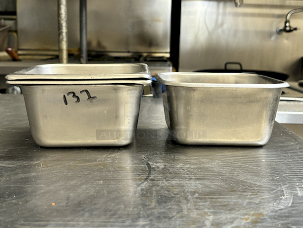 1/6 Pans, Metal. 1/6 x 3". 3x your Bid - Image 1 of 3