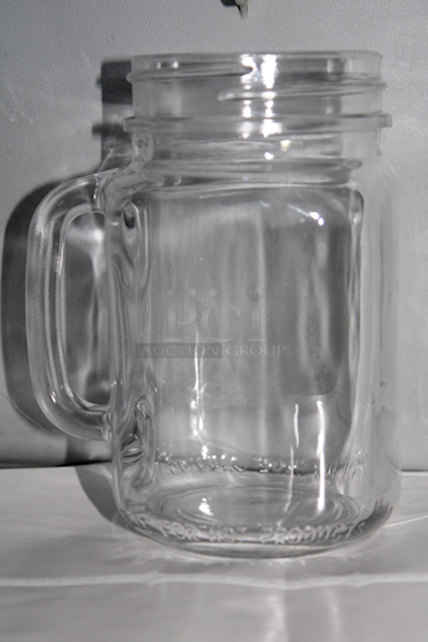STOCK YOUR BAR! 20 Drinking Mason Jars
With Handle (16 OZ) + Bus Tub. 20x Your Bid - Image 3 of 5