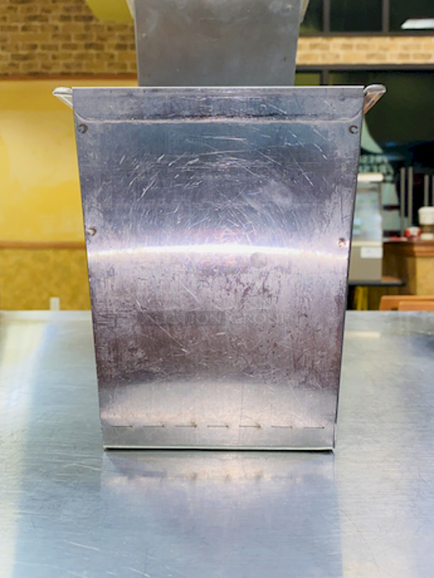 SWEET! Conical Condiment Holders. Perfect for Squirt Bottles. Same Upper Dimensions as 1/6 Pan. 

6-3/4 x 7-3/4

5x Your Bid
 - Image 1 of 7